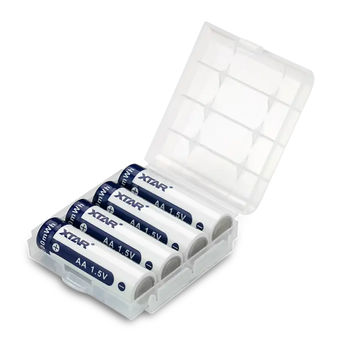 XTAR AA 1,5V Li-ion Oplaadbare Batterij – 4 Stuks – 2000mAh - 3300 mWh