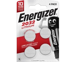 Energizer CR2032 Lithium Knoopcelbatterijen – 3V – 4 stuks