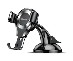 Baseus Telefoon houder Auto - 360 Draaibaar - Met Zuignap - Zwart/grijs