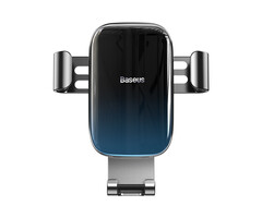 Baseus Gravity Glaze Telefoonhouder Auto Ventilatierooster Zwart