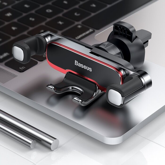 Baseus Baseus Universele Auto Telefoonhouder voor Ventilatierooster – Geschikt voor 4.0–6.0 inch Smartphones – Stevige Grip