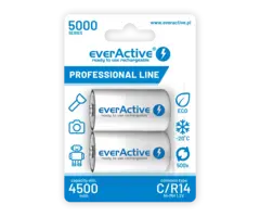 everActive HR14 C-batterijen – 5000 mAh – NiMH – 2 stuks