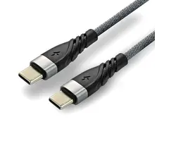 everActive USB-C naar USB-C  kabel 60 Watt 2 meter grijs