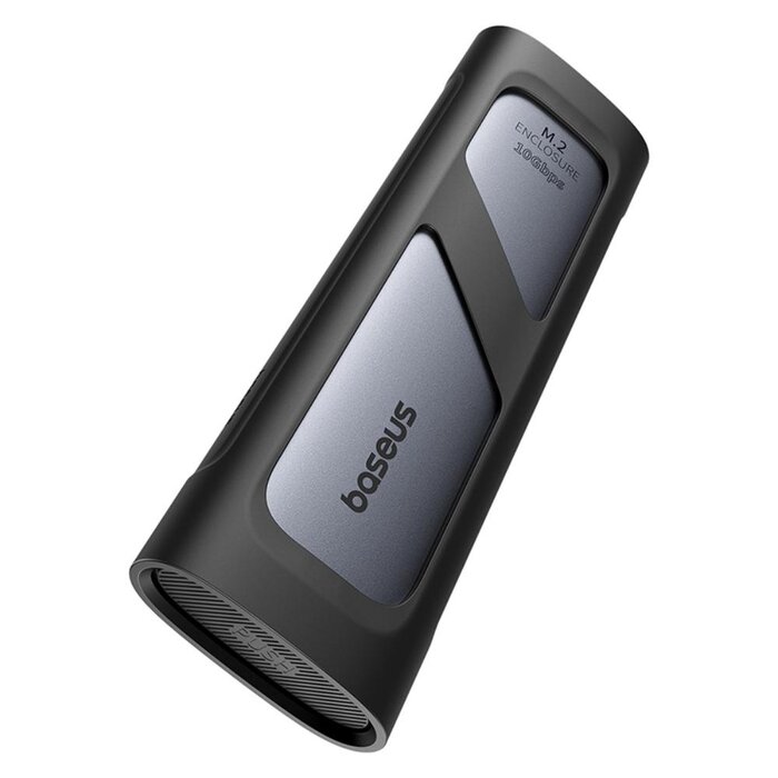 Baseus FlyJoy Series SSD Enclosure – M.2 NVMe en SATA – USB 3.2 Gen2 – 10Gbps – Aluminium – Space Grey