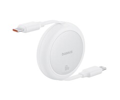 Baseus Free2Pull Mini USB-C naar USB-C Kabel 60W – wit