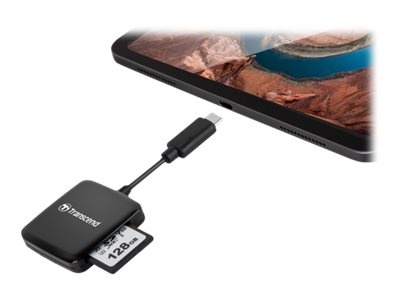 Transcend USB 3.1 Kaartlezer met SD & microSD ondersteuning - Compact, supersnel en plug & play