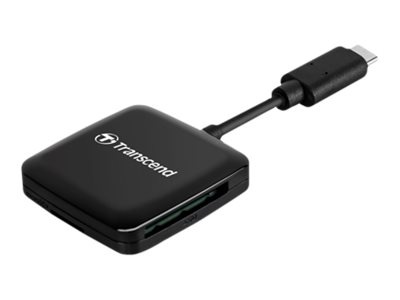Transcend USB 3.1 Kaartlezer met SD & microSD ondersteuning - Compact, supersnel en plug & play
