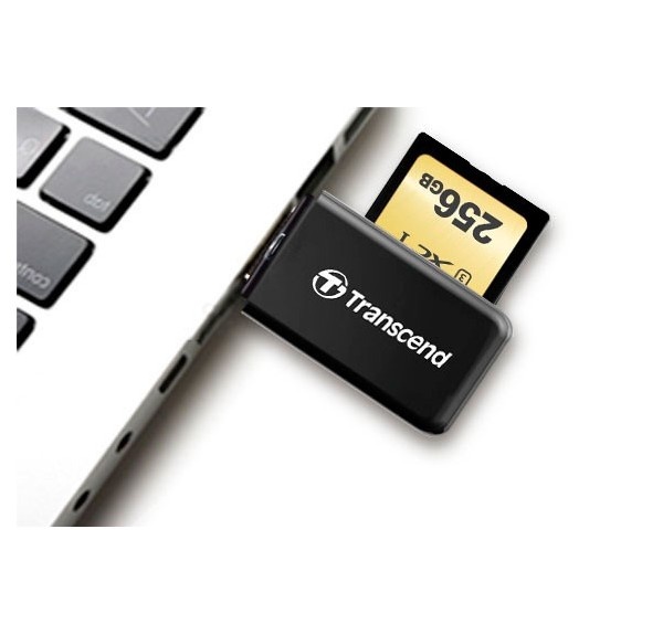 Transcend supersnelle USB 3.1 Kaartlezer voor SD en microSD-kaarten – Compact en gebruiksvriendelijk