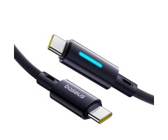 Baseus USB-C naar USB-C Kabel 100W 2m – Swift & Sleek met LED