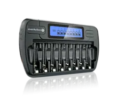 EverActive NC800 Universele Batterijlader 8 kanalen
