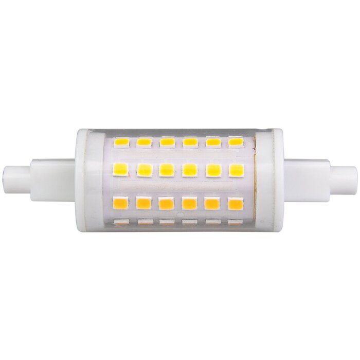 Avide R7S LED Lamp 6W - Warm Wit 3000K -78mm - 490lm