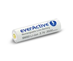 everActive 18650 3.7V Li-ion 3500mAh  oplaadbaar micro USB batterij