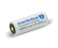 everActive 26650 Li-ion batterij 3.7V 5200mAh met micro-USB