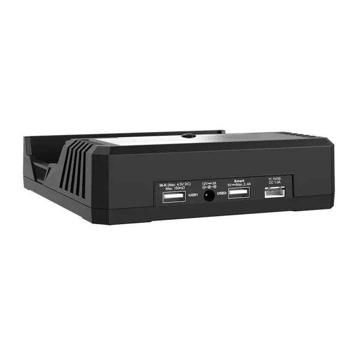 XTAR VP4L Plus Dragon slimme 4‑kanaals li-ion/Ni‑MH batterijlader met display