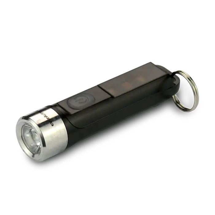 everActive Compacte FL‑35R Luxy oplaadbare LED zaklamp met sleutelhanger – 350 lumen, 9 standen, USB‑C