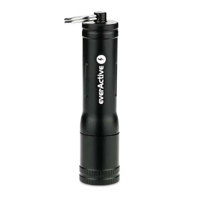 everActive Compacte FL‑50 Sparky aluminium sleutelhanger zaklamp – 100 lumen, IPX4