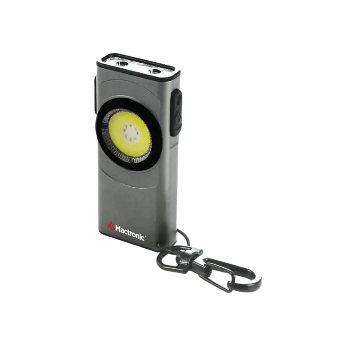 Mactronic Compacte Nano oplaadbare sleutelhangerzaklamp – 500 lumen, USB-C, magnetisch