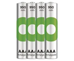 GP Batteries Oplaadbare AAA 950 mAh  4 stuks  box