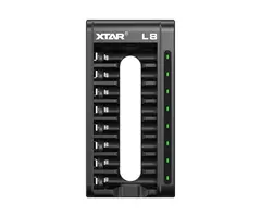 XTAR Batterijlader L8 voor AA/AAA Li-ion en NiMH Batterijen