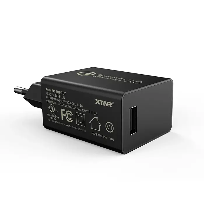 XTAR USB Snellader met  Quick Charge 3.0
