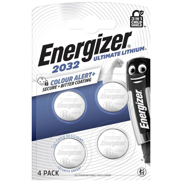 Energizer CR2032 Batterij blister 4 stuks Energizer