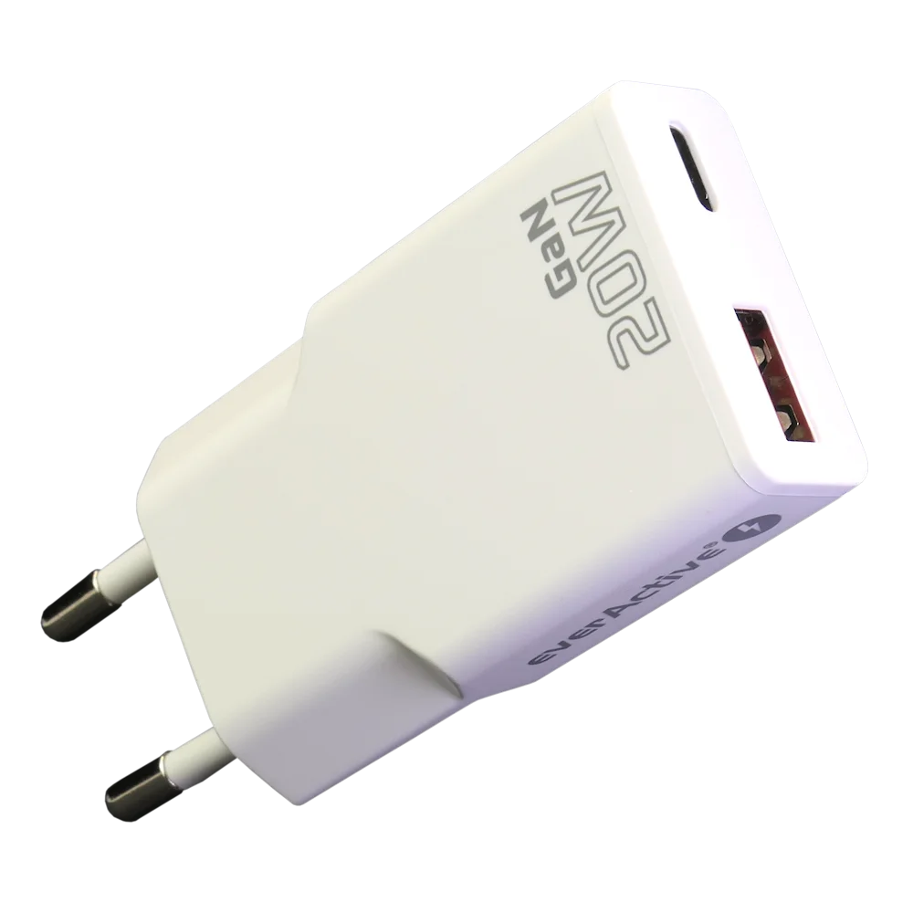 everActive USB Snellader met USB en USB-C (Quick Charge 3.0)