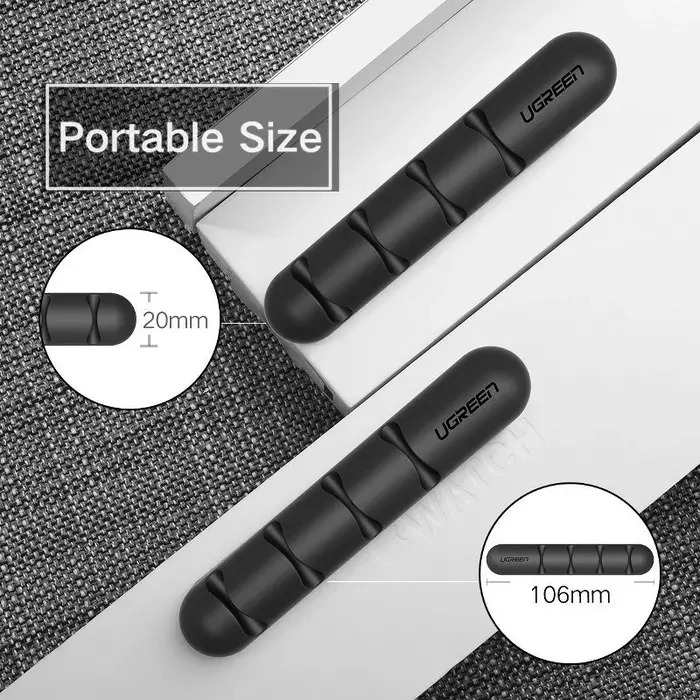 Ugreen Kabelhouder zelfklevend bureau 2 stuks