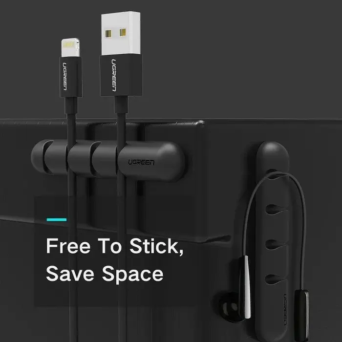 Ugreen Kabelhouder zelfklevend bureau 2 stuks