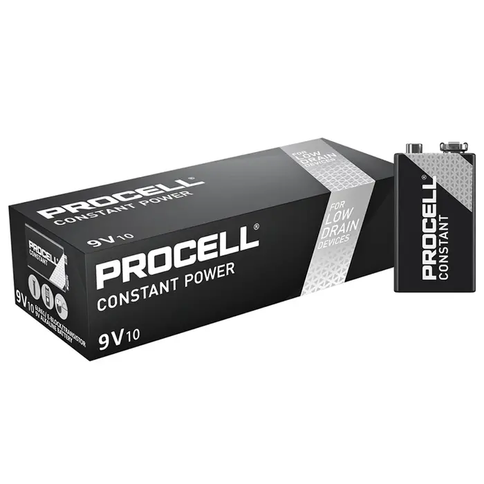 Procell 9 Volt Alkaline batterij 10 Stuks