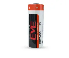 EVE CR17450 - 4/5 A lithium batterij 3V 2400mAh