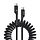 USB-C naar  USB-C  Fish Eye Spring data cable  1 meter