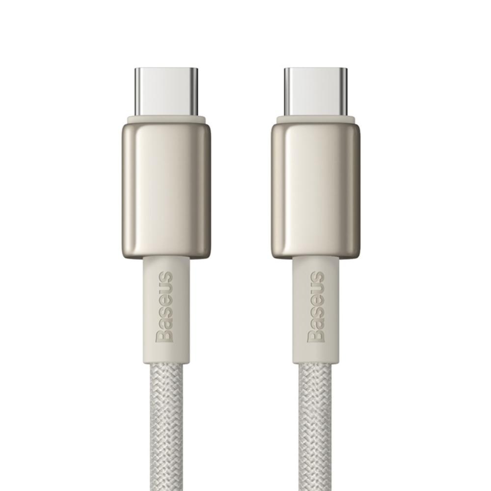 Baseus USB-C Kabel 1 meter Tungsten Gold 100W  goud