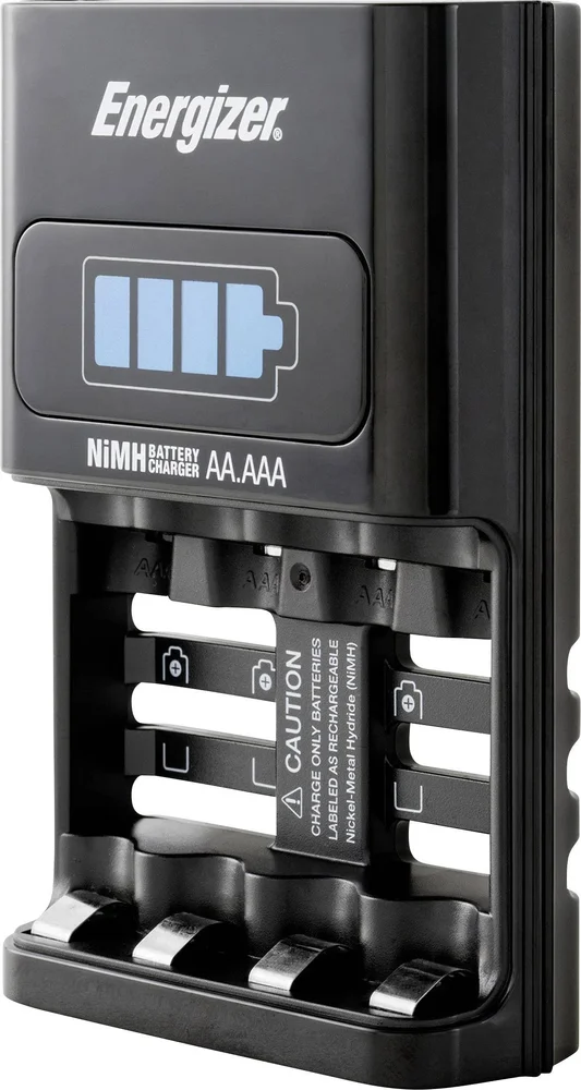 Energizer 1 uur Snellader voor AA en AAA NiMH‑batterijen (Inclusief 4x AA 2300 mAh)