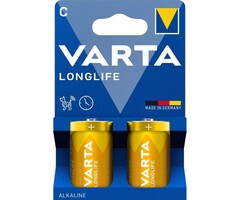 Varta 2 x C - LR14 Alkaline batterij Varta Long Life