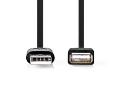 Nedis USB 2.0 Verlengkabel 20 cm