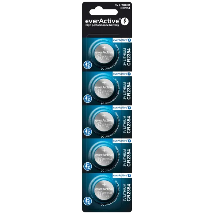 everActive CR2354 lithium knoopcel 5x