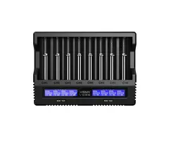 XTAR VC8S Intelligente 8-Kanaals Batterijlader - Li-ion & Ni-MH