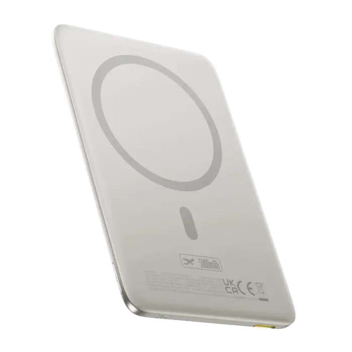 Baseus PicoGo AM41 Magnetische Qi Powerbank - 5.000mAh - 20W Snelladen - Ultra Dun - MagSafe Compatibel