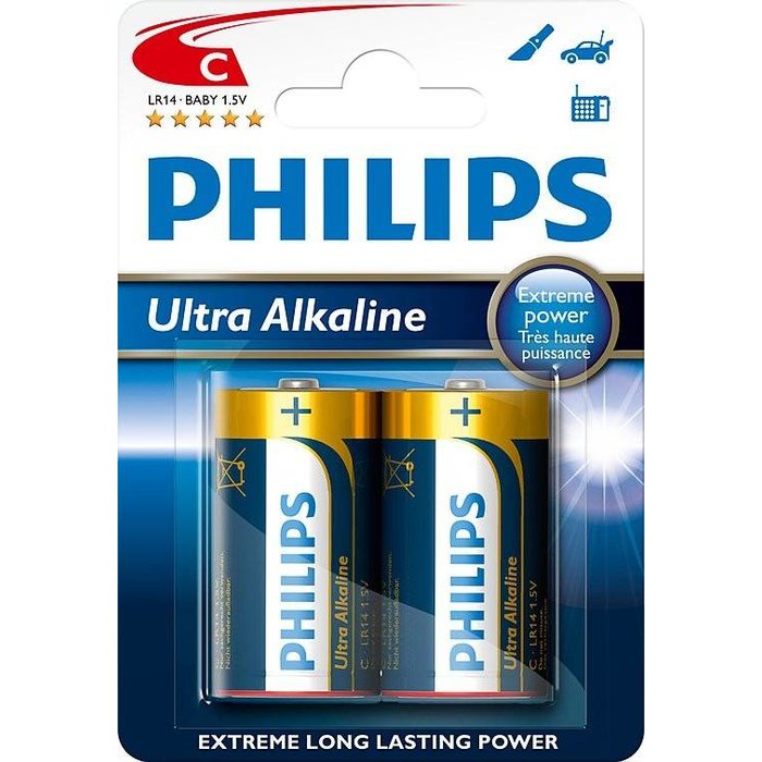 Philips C batterij Ultra alkaline Extreme -