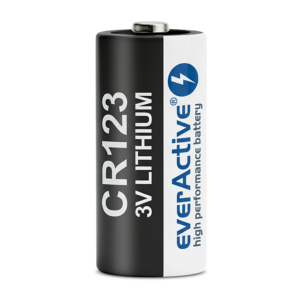 everActive CR123 3V Lithium Photo Batterij - High Capacity 1500mAh - Vervangt CR123A, DL123A, EL123A