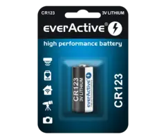 everActive CR123 Lithium Batterij (1 stuk)