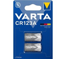 Varta CR123 Lithium Batterijen 3V (2 Stuks)