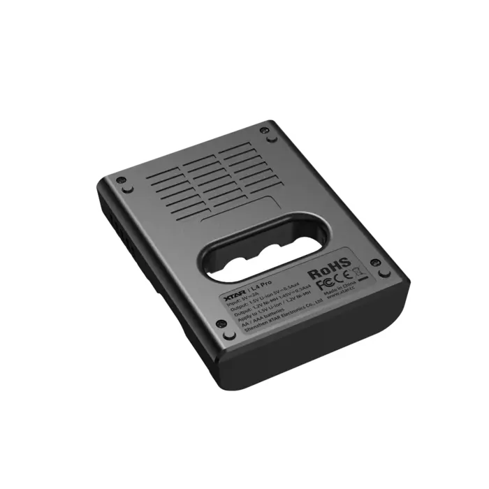 XTAR L4 Pro Universele Smart Batterijlader voor 1.5V Li-ion en Ni-MH - AA / AAA - USB-C