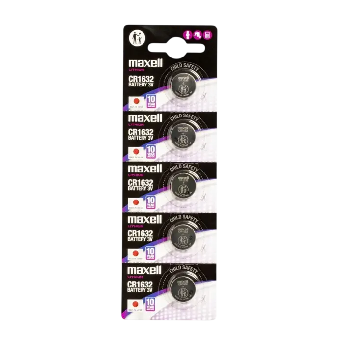 CR1632 Lithium Batterij 5 stuks Maxell