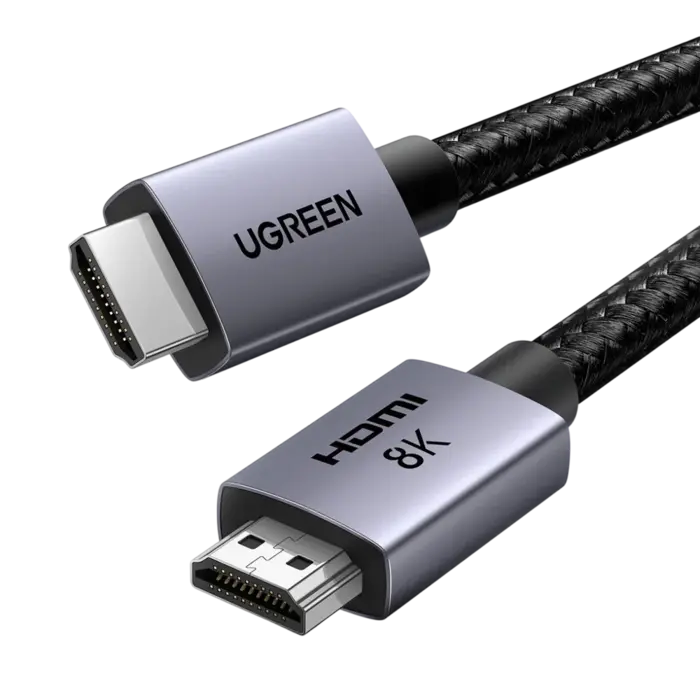 Ugreen HDMI 2.1 Kabel 8K@60Hz - 4K@120Hz - 48Gbps - Ultra High Speed HDR - 2 Meter
