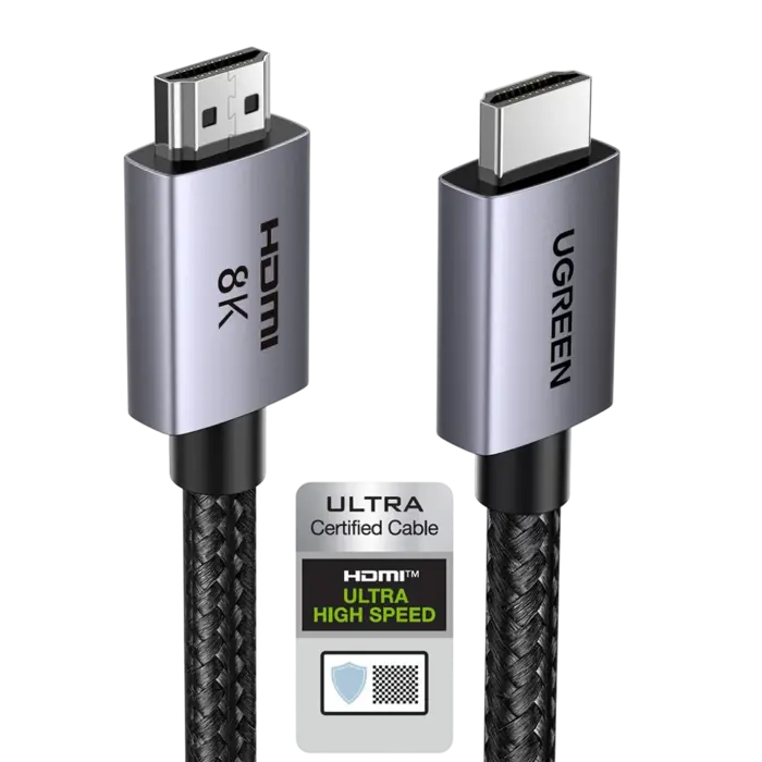 Ugreen HDMI 2.1 Kabel 8K@60Hz - 4K@120Hz - 48Gbps - Ultra High Speed HDR - 2 Meter