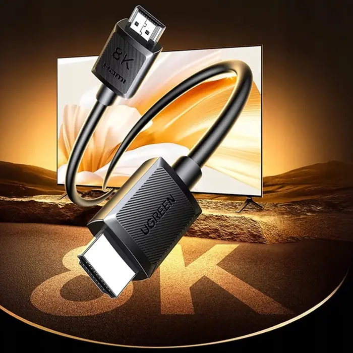 Ugreen HDMI 2.1 Kabel 8K@60Hz - 4K@120Hz - 48Gbps - Gevlochten Nylon - HDR - 3 Meter