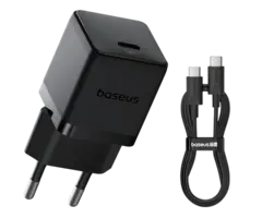 Baseus Palm 20W USB-C PD Snellader - Zwart