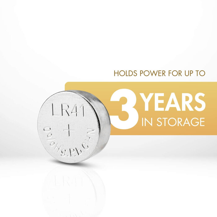 Uniross AG3 / LR41 / LR736 Alkaline Knoopcel Batterijen 1,55V – Blister van 10 stuks