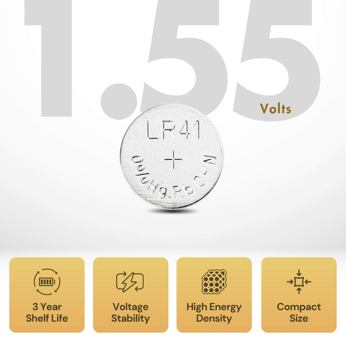 Uniross AG3 / LR41 / LR736 Alkaline Knoopcel Batterijen 1,55V – Blister van 10 stuks